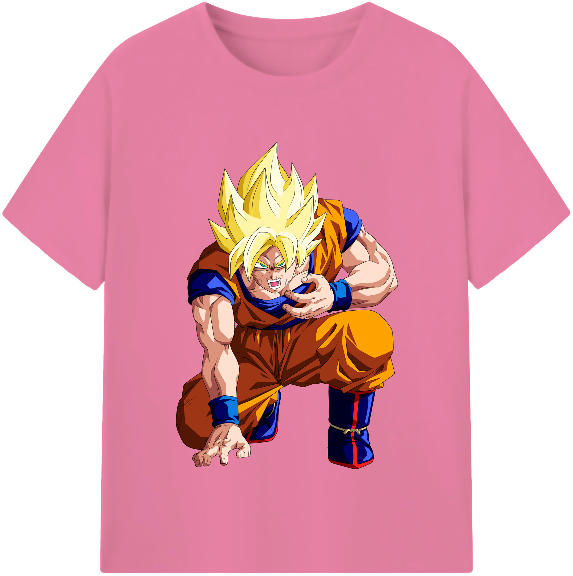 （画像用） ドラゴンボール 孫悟空（そん ごくう）Son Goku カカロット DRAGON BALL Kakarotto 綿100％半袖Tシャツ（フロントプリント）